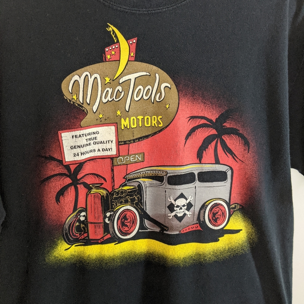Mac Tools Motors VTG Tee Hot Rod